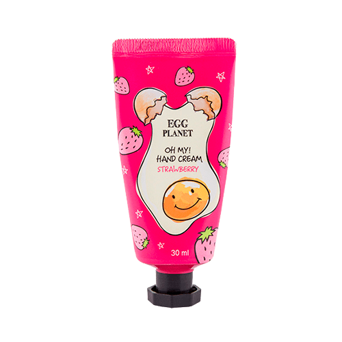 Интенсивно увлажняющий крем для рук Egg Planet "Oh My"с маслом ши, яичной вытяжкой и клубникой 30 мл