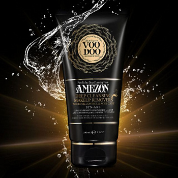 Антивозрастная пенка для умывания и снятия макияжа Voodoo "Amezon" со змеиными пептидами 100 мл.