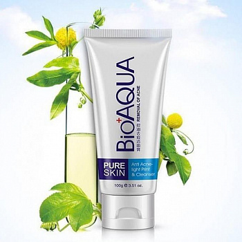 Пенка для умывания BioAqua "Pure Skin Anti-Acne" для жирной и проблемной кожи 100 мл.