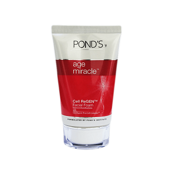 Антивозрастная пенка-микропилинг для умывания Pond's "Age Miracle" для выравнивания тона кожи 100 мл