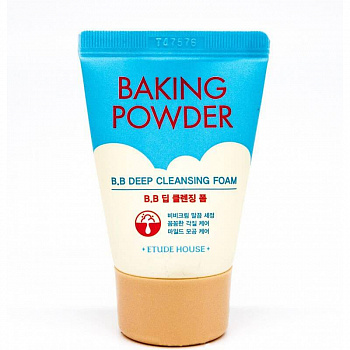 Глубоко очищающая пенка для лица Etude House "Baking Powder  B.B Deep Cleansing" с содой 3в1 30 мл.