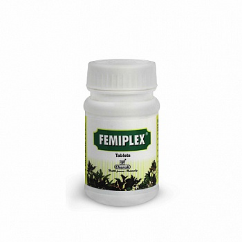 Натуральное средство Фемиплекс (Femiplex) для лечения и восстановления микрофлоры влагалища 75 таб.