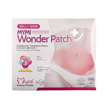 Пластырь для похудения и подтяжки живота Mymi "Wonder Patch" 5 шт.
