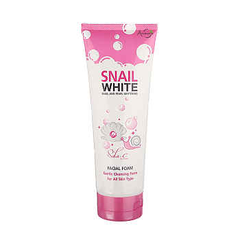Антивозрастная пенка для умывания Snail & Pearl Whitening с улиточным муцином и жемчугом 180 мл.