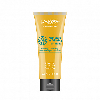 Скраб Kharisma Voltage "Hair scalp exfoliating" для глубокого очищения кожи головы 200 мл.