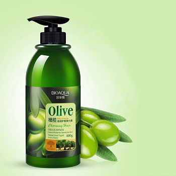 Кондиционер BioAqua "Olive" с маслом оливы для питания и воостановления повреждённых волос 400 мл.