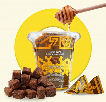 Сахарный скраб May Island "7 Days Secret Royal Black Sugar" для глубокого очищения кожи 12 шт.