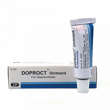 Тайская мазь Doproct Ointment for Haemorrhoids "Допрокт" от геморроя 10 гр.