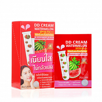 Мультифункциональный солнцезащитный DD - крем Jula’s Herb с арбузомSPF50 PA+++ 8 мл по 6 шт.