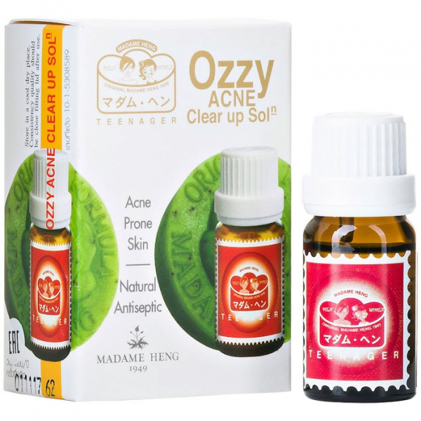 Антибактериальный лосьон Madame Heng "Ozzy Acne" с маслом чайного дерева для проблемной кожи 14 мл.