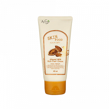 Питательный крем для ног Skin Food "Almond Milk"с миндальным молочком для восстановления кожи 85 мл.