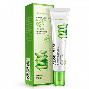 Глубоко увлажняющий крем для кожи вокруг глаз BioAqua "Aloe vera 92%" с экстрактом алое вера 20 мл.