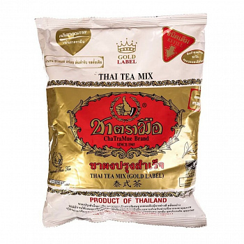 Традиционный золотой тайский чай ChaTra Mue "Thai Tea Mix Extra Gold" 400 гр.
