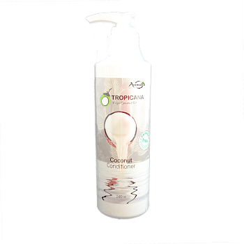 Органический кондиционер для волос Tropicana Coconut  "Натуральный кокос" с кокосовым маслом 240 мл.