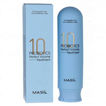 Профессиональный бальзам для объема волос Masil "5 Probiotics Perfect Volume" с пробиотиками 300 мл.