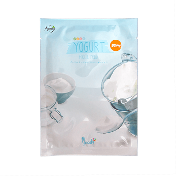 Тканевая маска для лица Belov "Yogurt" с протеином йогурта для питания и восстановления кожи 38 мл.