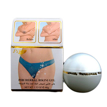 Гель PiBi "Herbal Bikini" для отбеливания темных участков кожи и зоны бикини 40 мл.