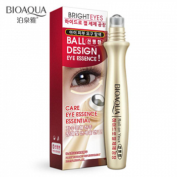 Сыворотка-роллер для кожи вокруг глаз BioAqua "Bright Eyes Essence" против отёчности 15 мл.